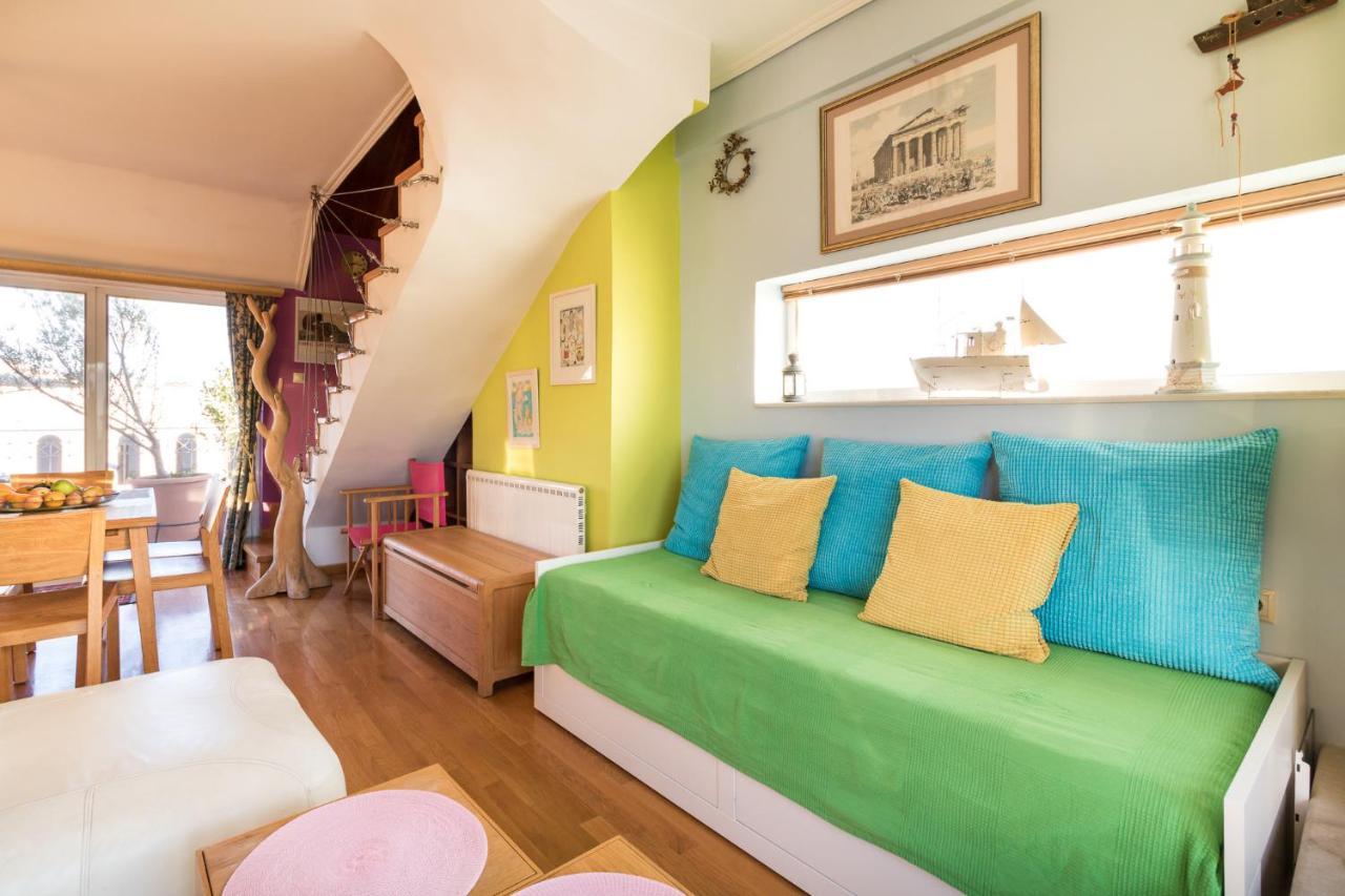 A Luxury Maisonette With Sea View بيرايوس المظهر الخارجي الصورة